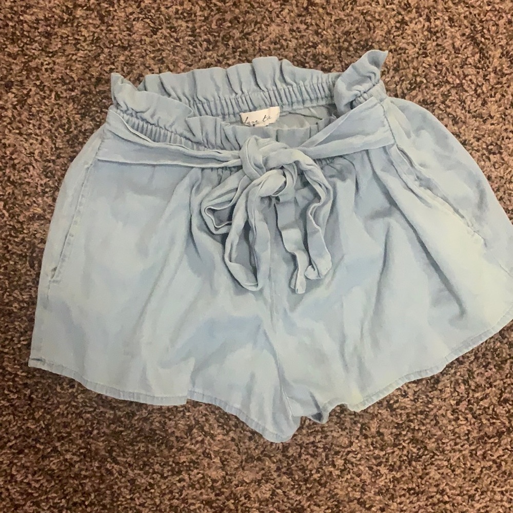 Boutique shorts with pockets, go with everything.